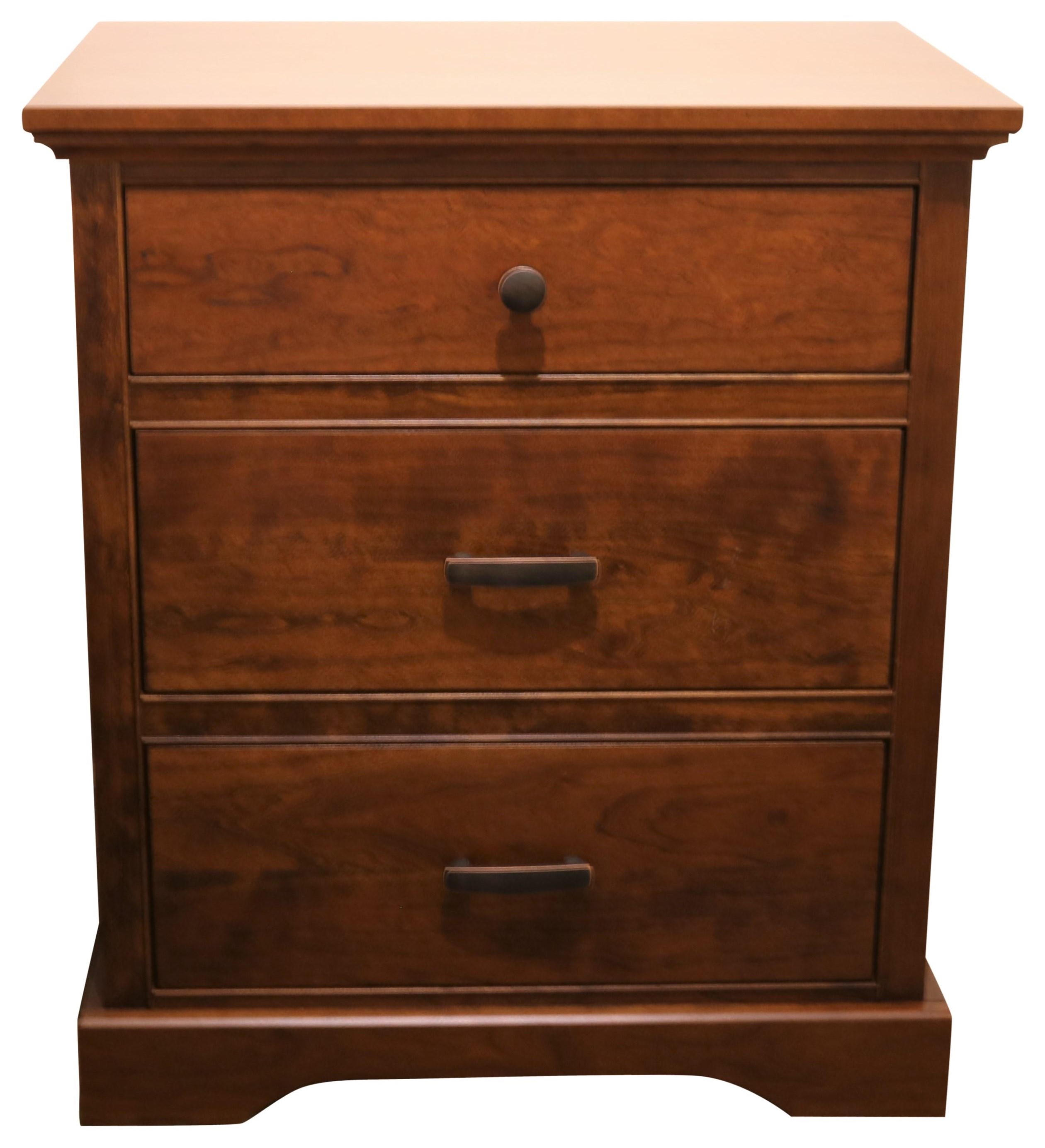 3 Drawer Nightstand